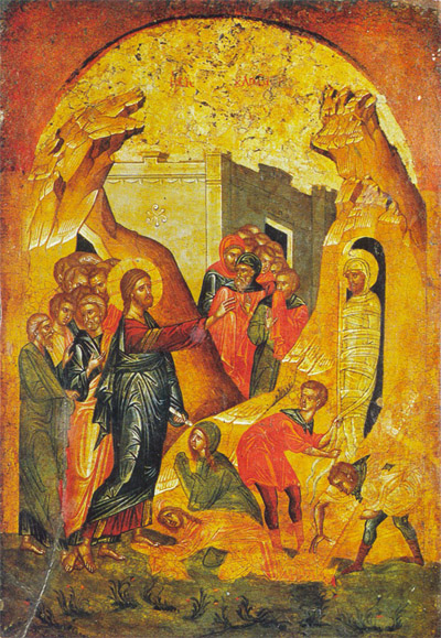 Învierea lui Lazăr, prietenul lui Iisus Hristos