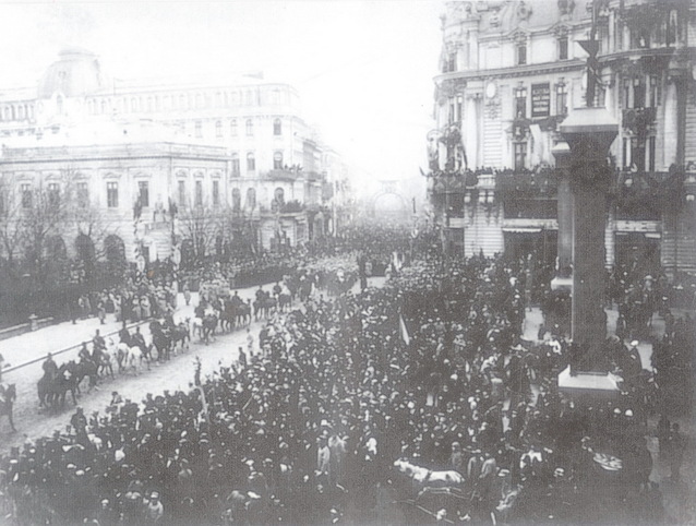 Piața Palatului 1918