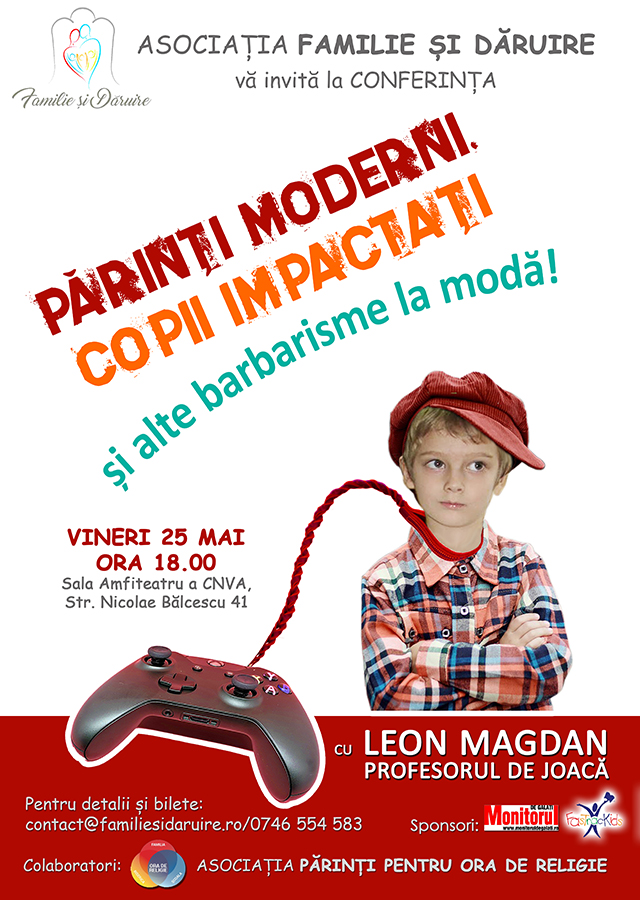 Conferință cu Leon Magdan în Galați la CNVA, vineri, 25 mai 2018, ora 18.00
