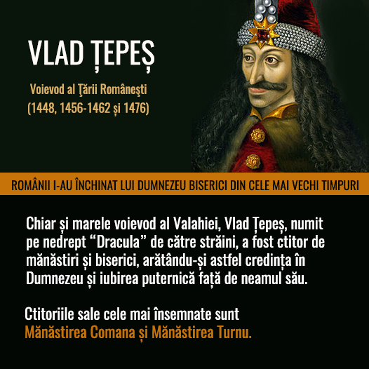 Vlad Țepeș – Voievod al Țării Românești (1448, 1456-1462, 1476)