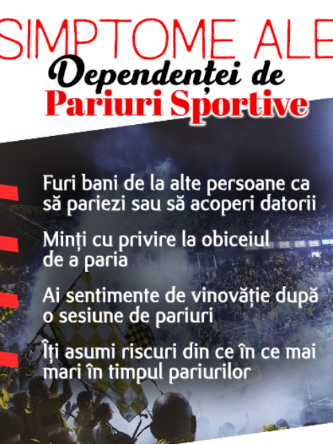 Simptome ale dependenței de pariuri sportive (2)